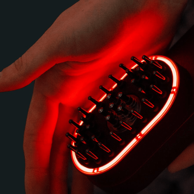 Silquie VibeComb™ – Electric Scalp Massager with Red Light Hair Therapy
